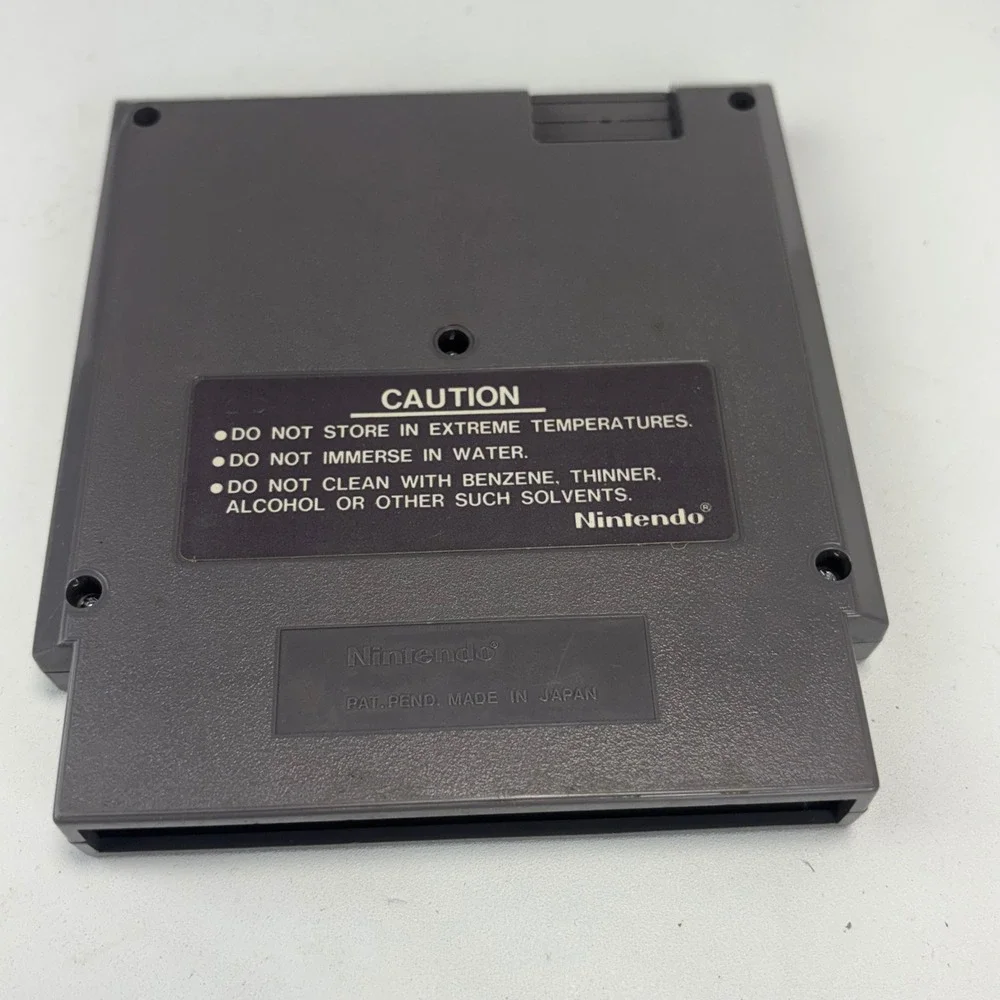 Nintendo Kung Fu NES NTSC Grey 5-Screw Cartridge Retro Action Video Game
